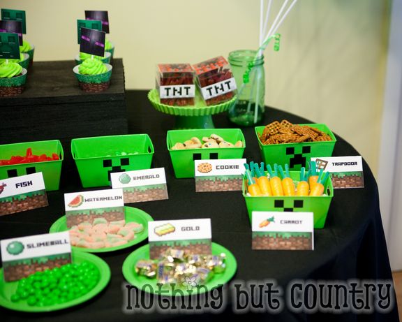 All the best budget Minecraft party decoration ideas - Mumlyfe